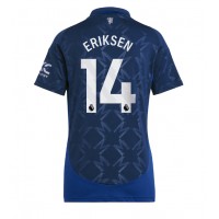 Camisa de time de futebol Manchester United Christian Eriksen #14 Replicas 2º Equipamento Feminina 2024-25 Manga Curta